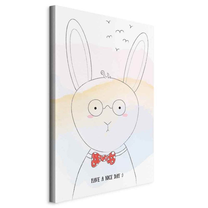 Obraz Artgeist Pozdrowienia królika 40 x 60 cm płótno włoskie 1 szt