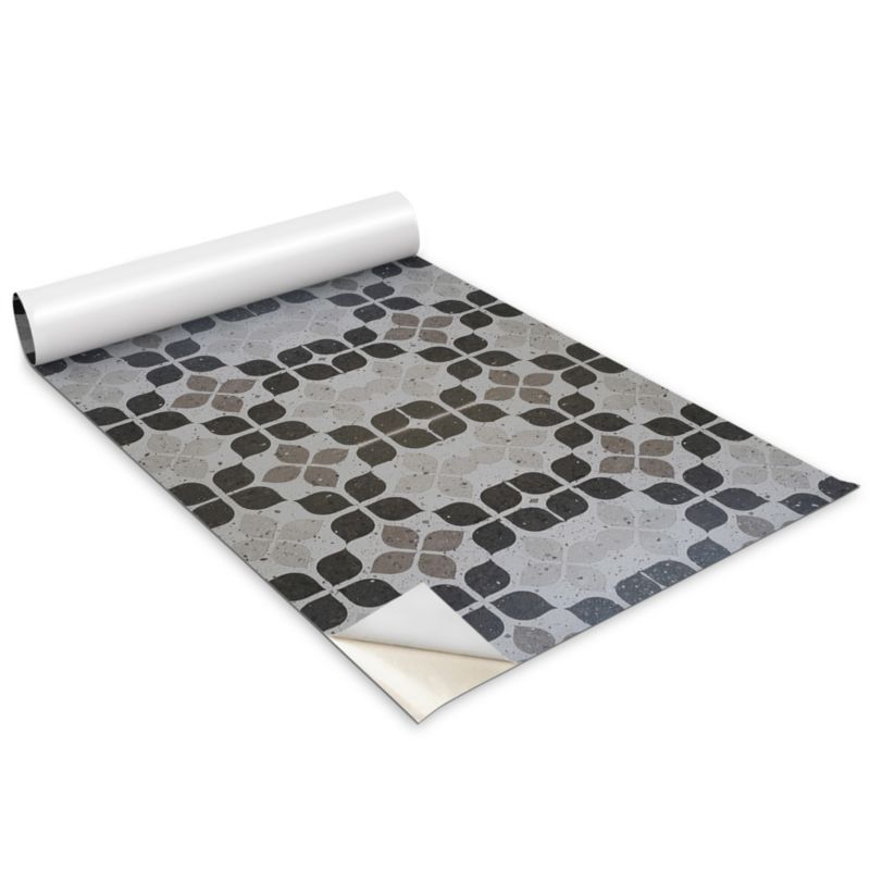 Okleina Meblowa Do Sypialni I Garderoby Wallfluent 100x50 cm Geometryczny wzór Okleina Na Biurko I Regał 1 rol.