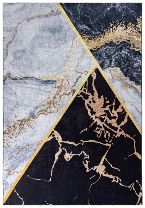 Dywan Nowoczesny Toscana 2111 Mazovia 120 x 170 cm czarny, szary, złoty 1 szt.