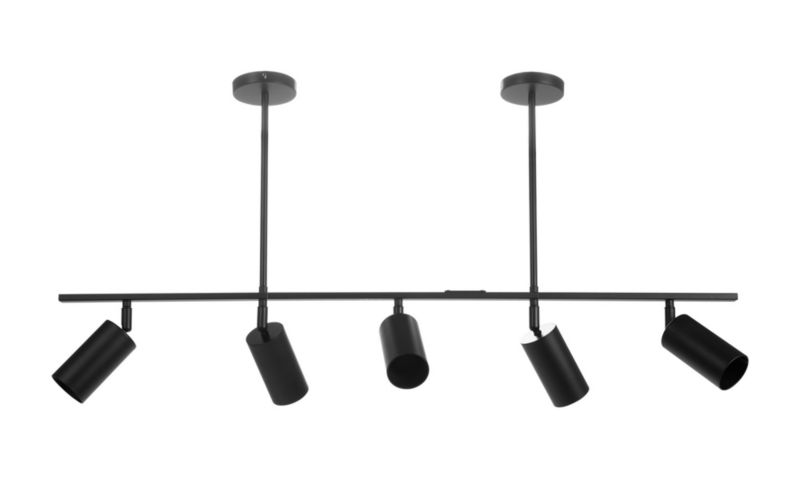 Lampa Sufitowa Wisząca Toolight App611-5C Loft Czarny
