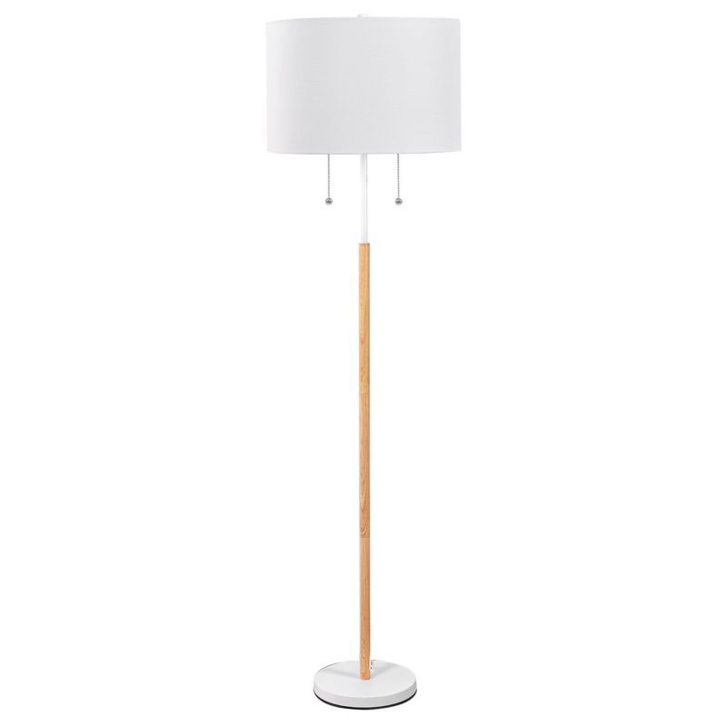 Lampa podłogowa Light Prestige Fogo biała 2 x E27 1 szt.
