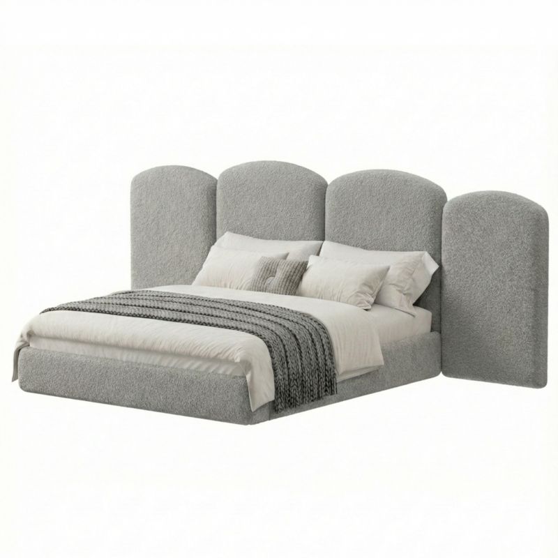 Łóżko Tapicerowane RAVELLO 140x200 Stelaż Pojemnik Na Pościel Loop 17 1 szt.