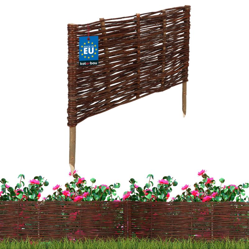 Płotek ogrodowy KOTARBAU wiklinowy 60x30 cm 1 szt.