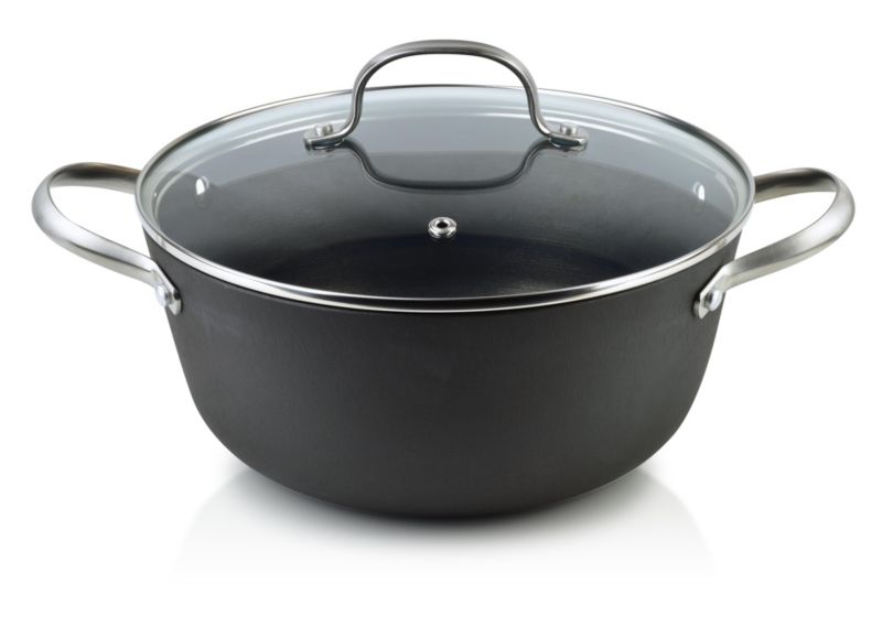 Garnek żeliwny COOKINI PAK CHOI 24 cm (3,7 l) czarny 1 szt.