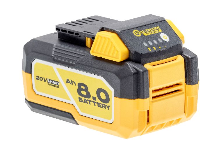 Akumulator Kaltmann Tiatnium 20 V 8.0 Ah TURBO litowo-jonowy Ogniwa 21700 1 szt.