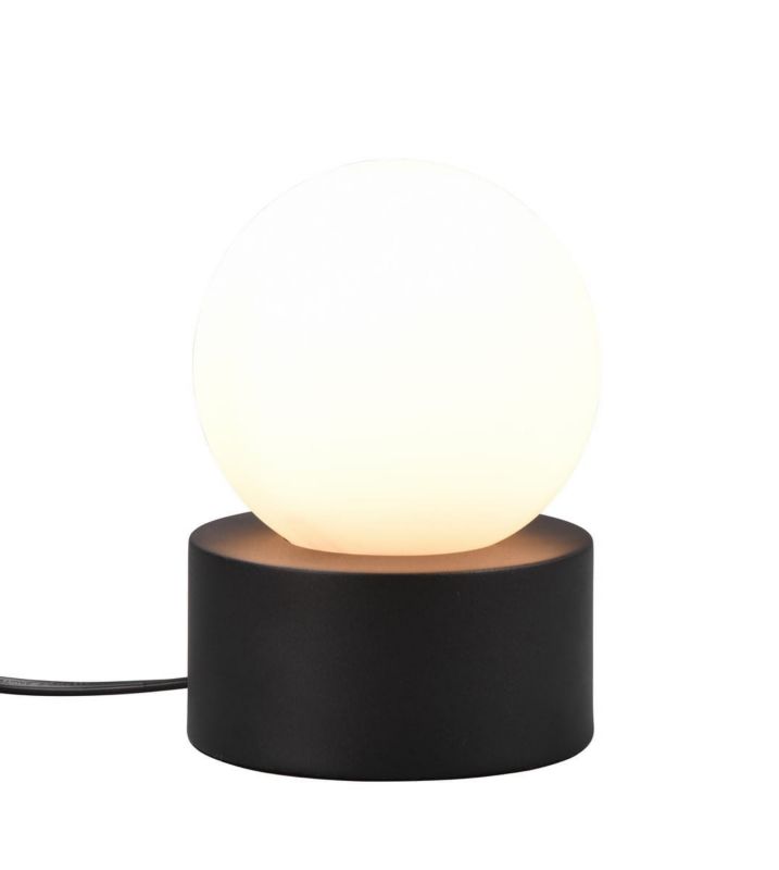 Lampka stołowa RL Countess czarno-biała 1 x E14 x 25W IP20 wym: 17 x 12 x 12 cm metal - 1 szt.