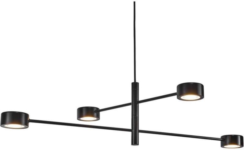 Lampa wisząca Nordlux Clyde 4x5W czarna LED 3-stopniowy ściemniacz 1 szt.