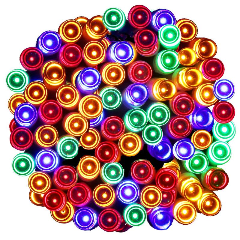 Lampki choinkowe Springos 100 Led na baterie multikolor z programatorem 1 szt.