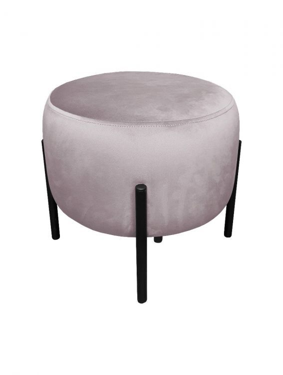 Pufa WILFRED MG VELVET jasnoróżowa ATOS 1 szt.