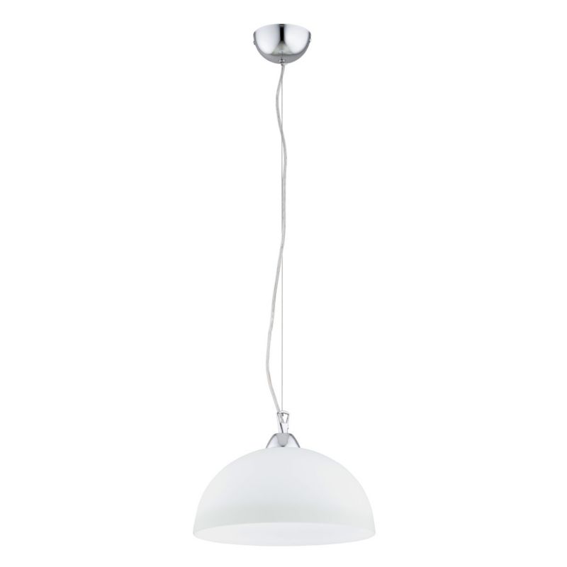 Lampa wisząca Alfa HILIA biała chromowana 1xE27x15W wym:110x30x30cm IP20 -1 szt.