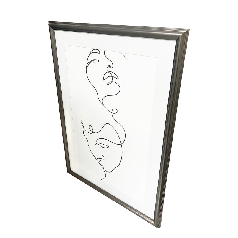 Ramka na zdjęcia GoodHome Blanton 50 x 70 cm antyk srebrny