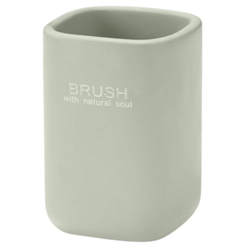 Kubek Na Szczoteczki Do Zębów Berilo Miętowy Plastikowy 7,5X7,5X11 Cm 1Szt.