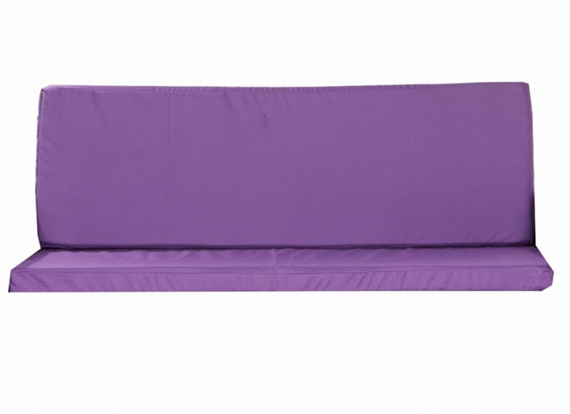 Poduszka ogrodowa na huśtawkę, Setgarden, 110x50x50cm, fioletowa poduszka ogrdowa na ławkę zdejmowany pokrowiec, 1szt