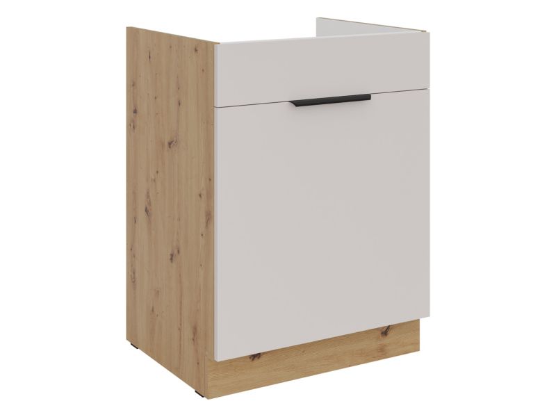 Szafka dolna MIRJAN 24 Solea 60 ZL 1S BB PREM BOX dąb artisan + kaszmir 1 szt.