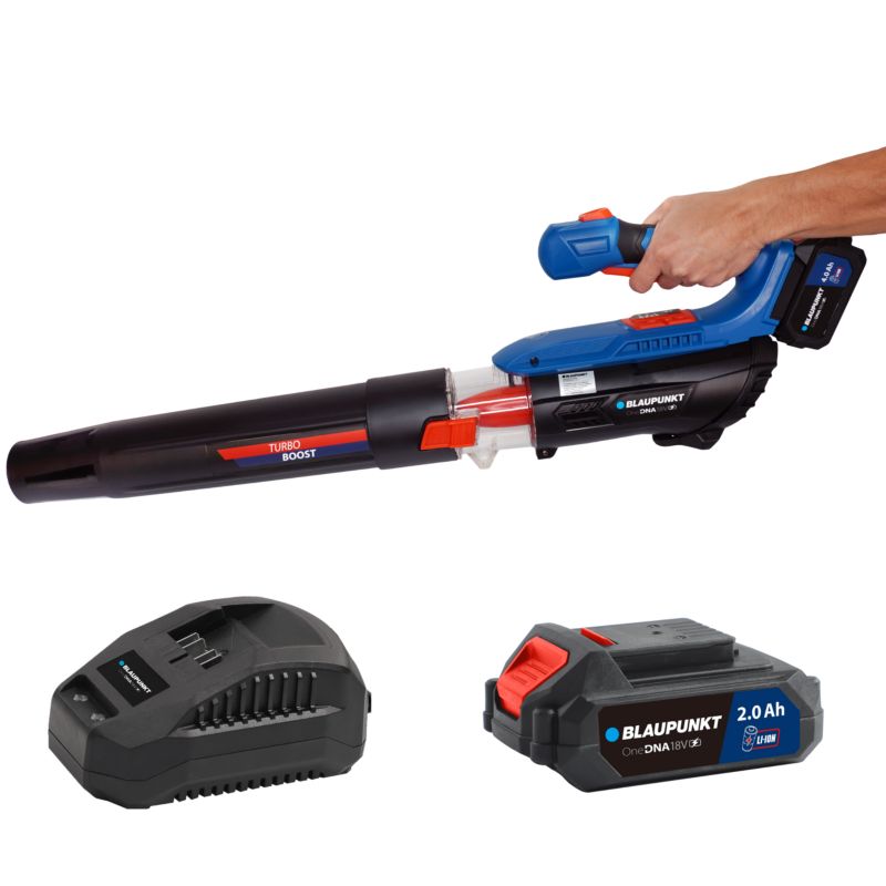 Zestaw Dmuchawa Do Liści Akumulatorowa Akumulator Ładowarka 160 km/h Blaupunkt CB4010 1szt.
