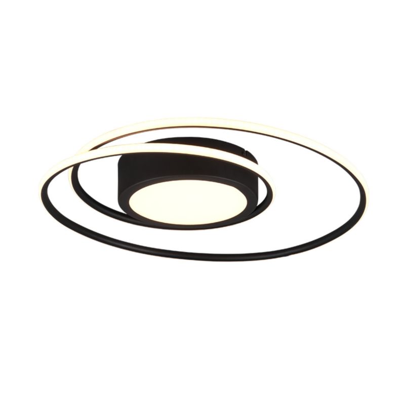 Lampa sufitowa wisząca Trio Yava 3357 czarno-biała nowoczesna wbudowany LED 56W 1 szt.