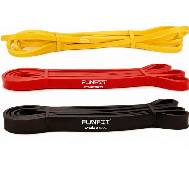 Zestaw taśm FUNFIT GYM&FITNESS 3 szt gum do ćwiczeń fitness gumy oporowe 1szt