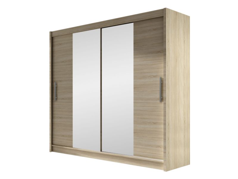 Szafa MIRJAN 24 z drzwiami przesuwnymi London II dąb sonoma/lustro 1 szt.