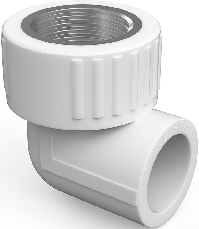 Kolano zgrzewane Mexen PP-R 90 stopni 63 mm x 2" GW 1 szt.