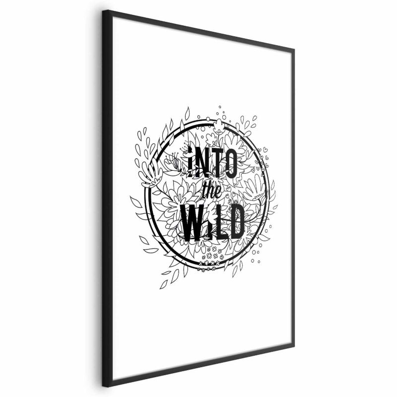 Plakat Artgeist Into the wild 21x30 cm z ramą czarną 1 szt