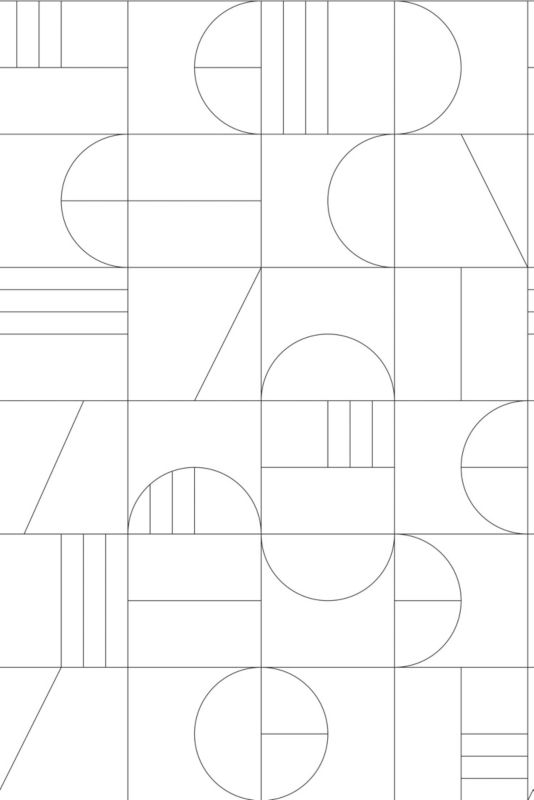 fototapeta ESTAhome motyw art déco białymIczarnym 200 x 300 cm - 1 rol.