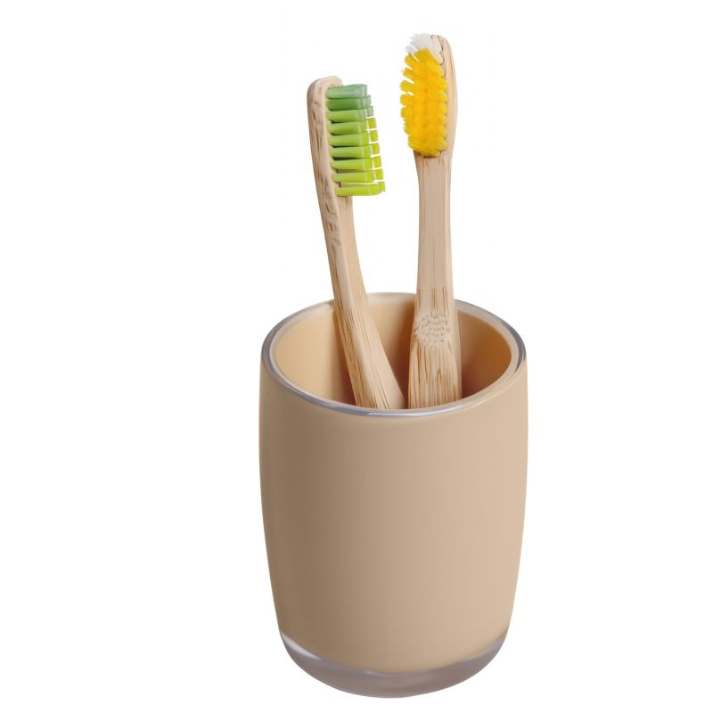 Kubek łazienkowy Rodeno beżowy wytrzymały 1 szt.