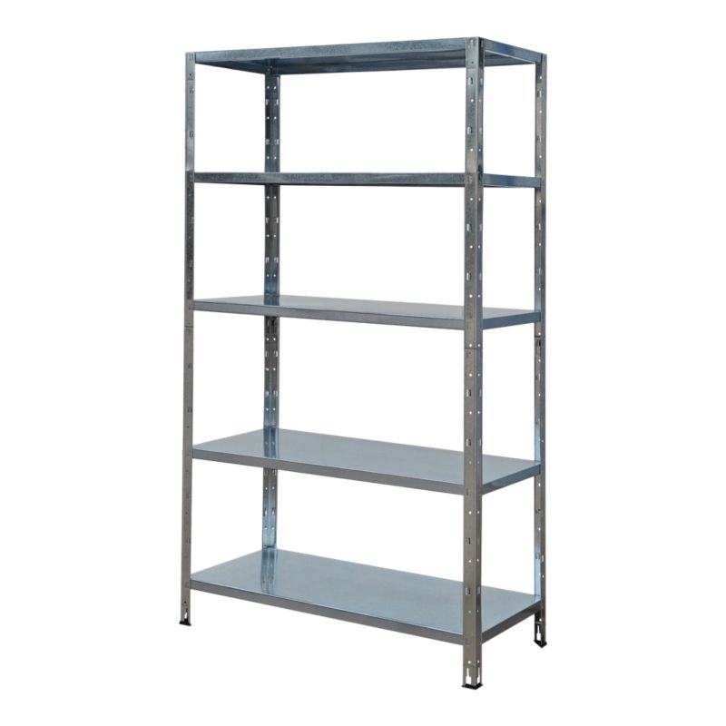 Regał metalowy 180 x 100 x 45 cm 5 półek 65 kg