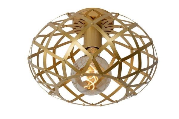 Lampa sufitowa wisząca Lucide Wolfram 1293 złota szerokość 30 cm 1xE27 x 40W 1 szt.