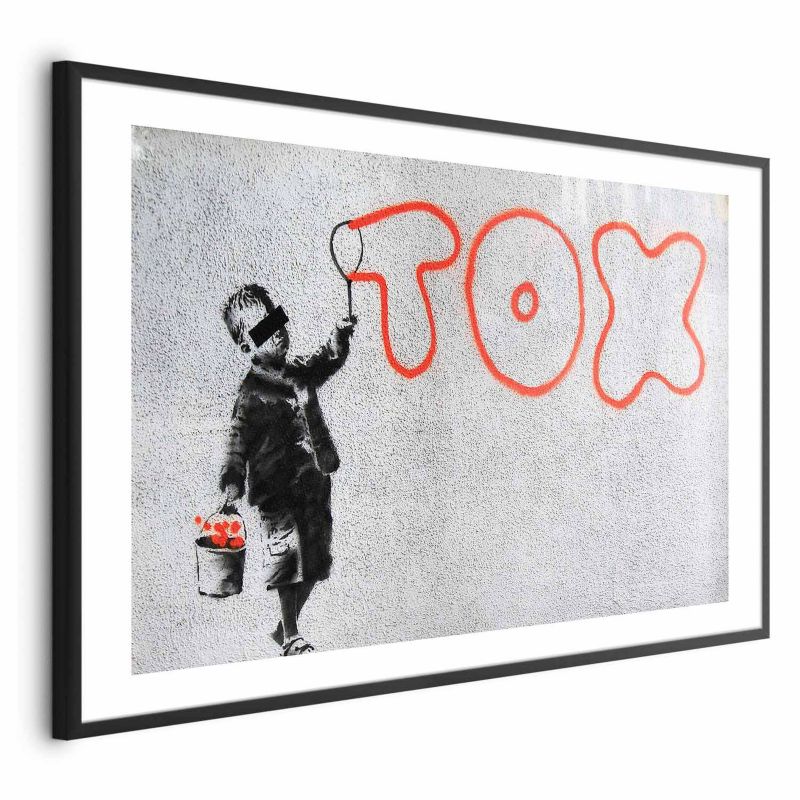 Plakat Artgeist Toksyczny 60x40 cm z ramą czarną 1 szt