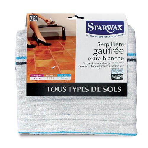 Ścierka gofrowana Starwax, biała wszechstronna i chłonna 1 szt.
