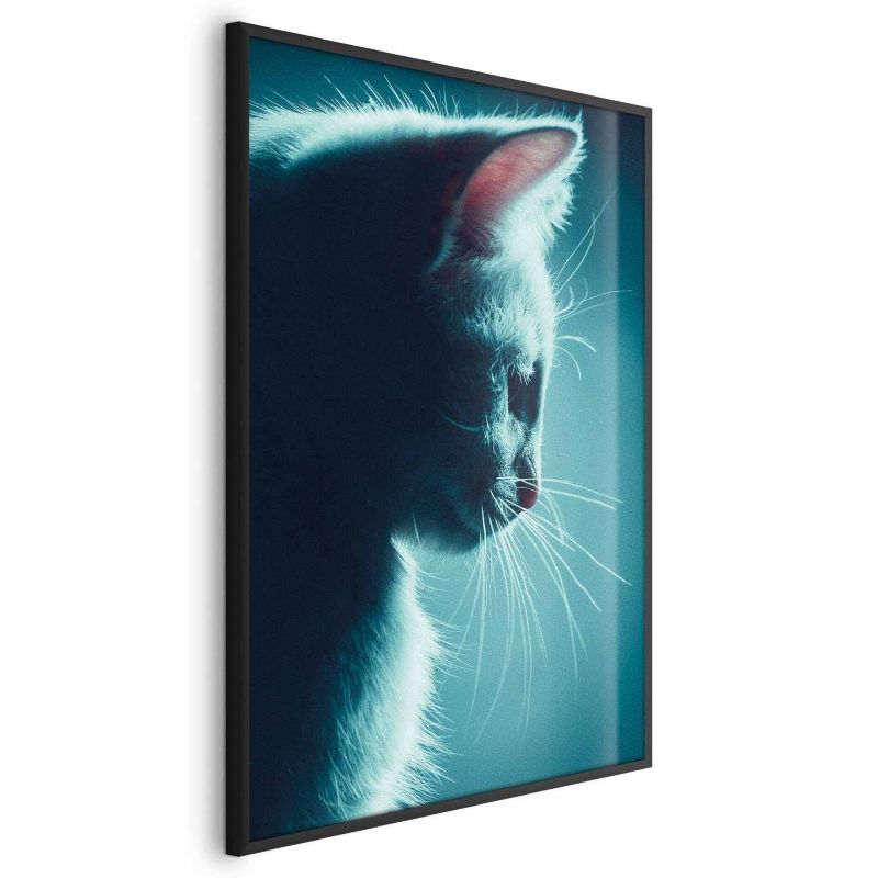 Plakat Artgeist Nocny włóczęga 40x60 cm z ramą czarną 1 szt