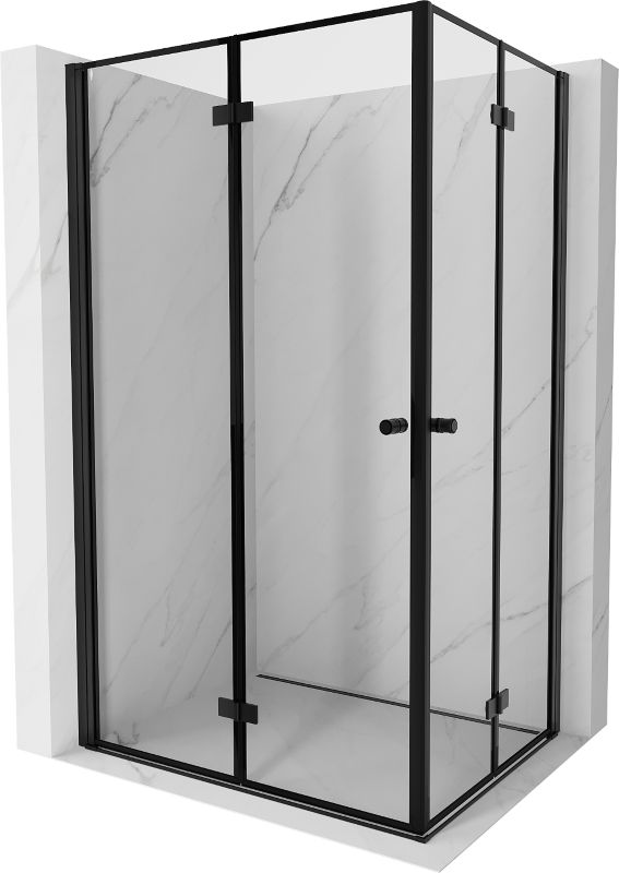 Kabina prysznicowa Mexen Mist-F czarna 80x70 cm - 8A6-080L-070P-70-70 1 szt.