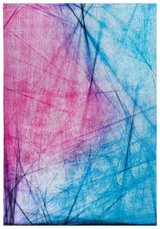 Dywan Nowoczesny Toscana 43860 Mazovia 140 x 200 cm fioletowy, niebieski 1 szt.