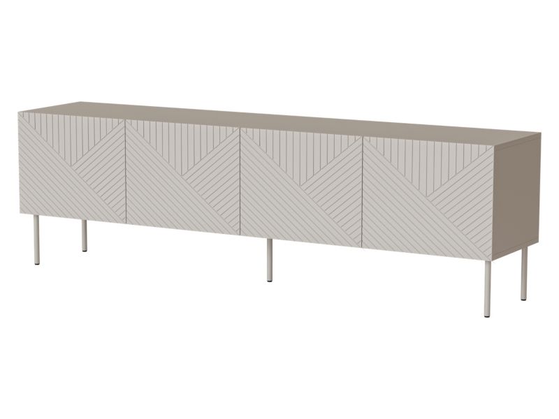 Szafka RTV MIRJAN 24 Art Deco 190 4D kaszmir 1 szt.