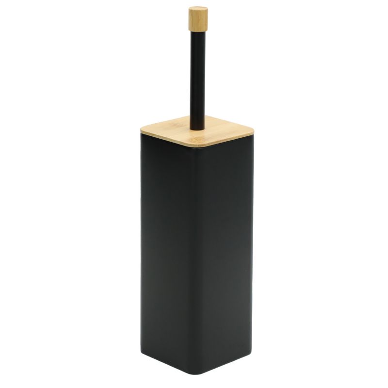 Szczotka Yoka Home FONTI do WC czarna mat bambus stal loft - 1 szt.