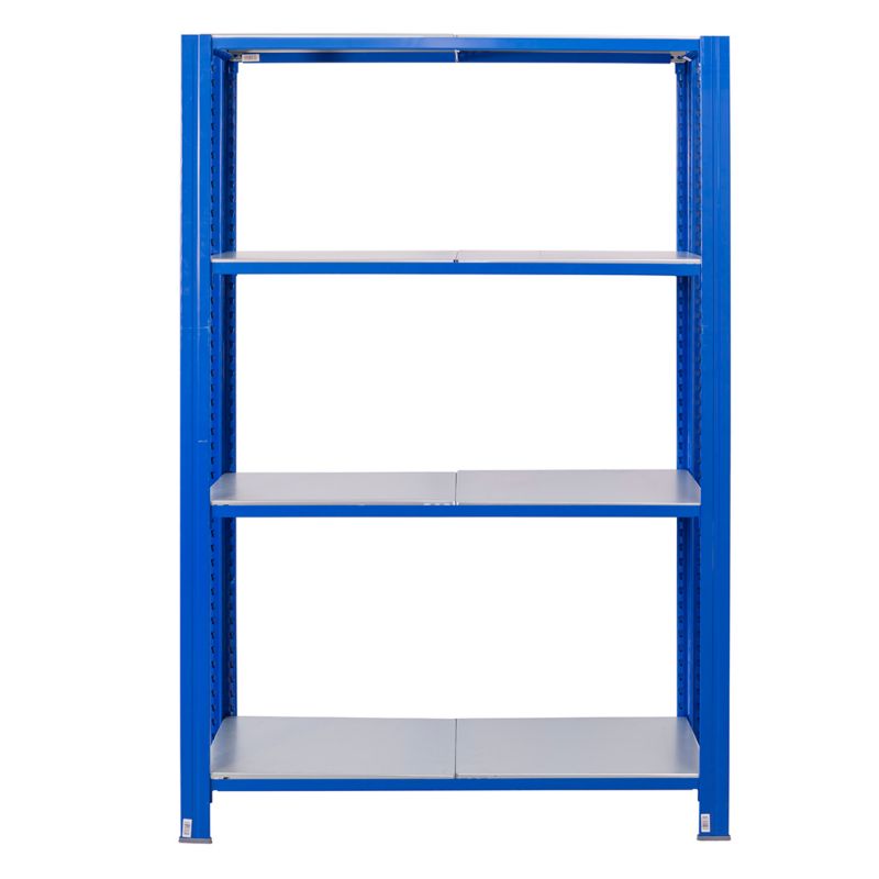 Wtykowy regał metalowy AR Shelving z profilem T z 4 półkami 250x120x30 cm 250 kg 1 szt