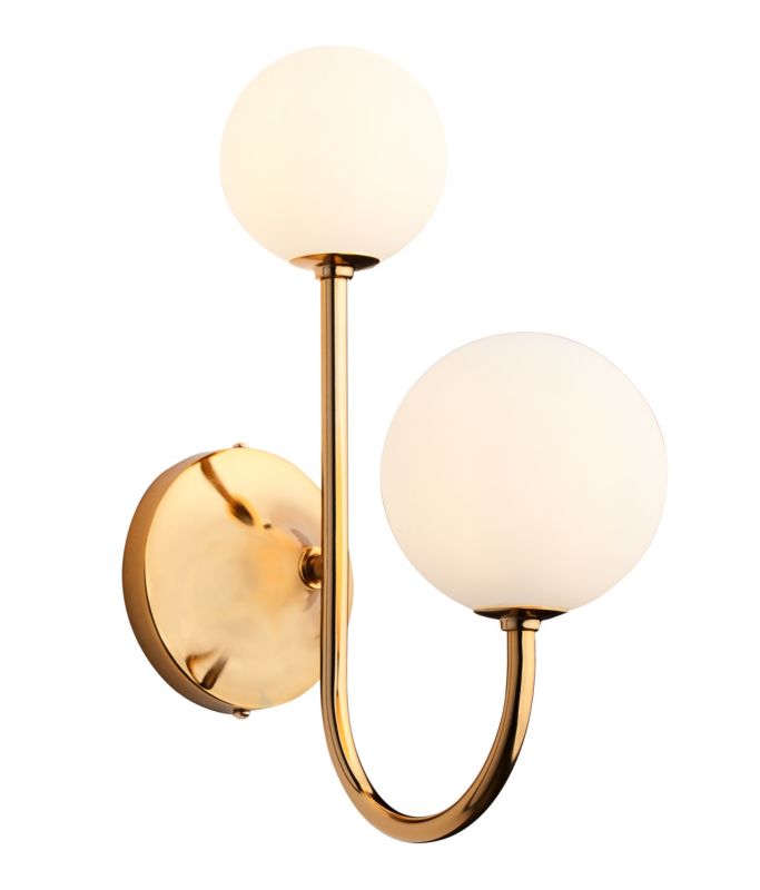 Kinkiet ścienny Jupiter SELEN złoto-biały 2xG9x15W IP20 - 1 szt.