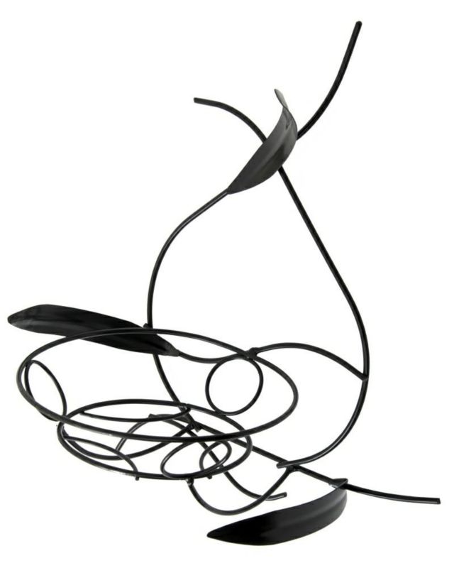 Kwietnik Dąstal Metalowy Czarny 50x23x46 cm 1 szt.