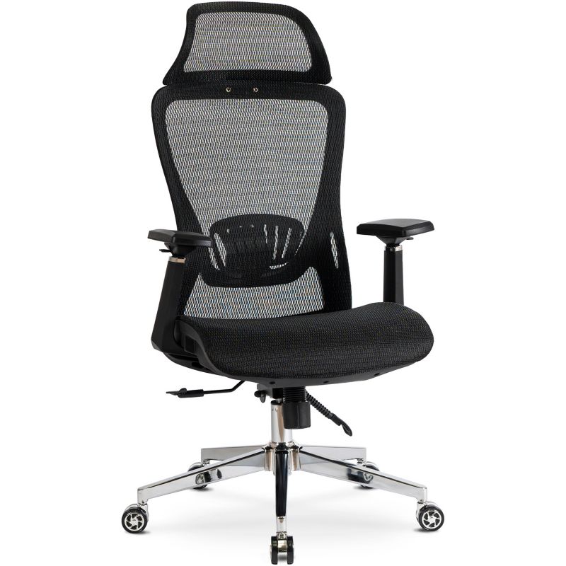 Fotel Obrotowy Litos Mebel Elite Ergonomiczny Czarny 1 szt