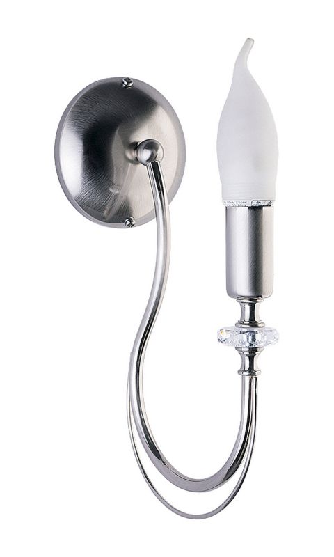 Kinkiet ścienny Jupiter MELANI srebrny 1xE14x15W IP20 - 1 szt.