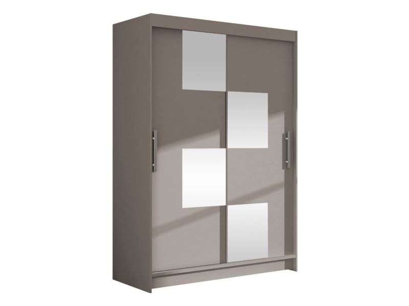 Szafa MIRJAN 24 z drzwiami przesuwnymi Miami III kaszmir/lustro 1 szt.