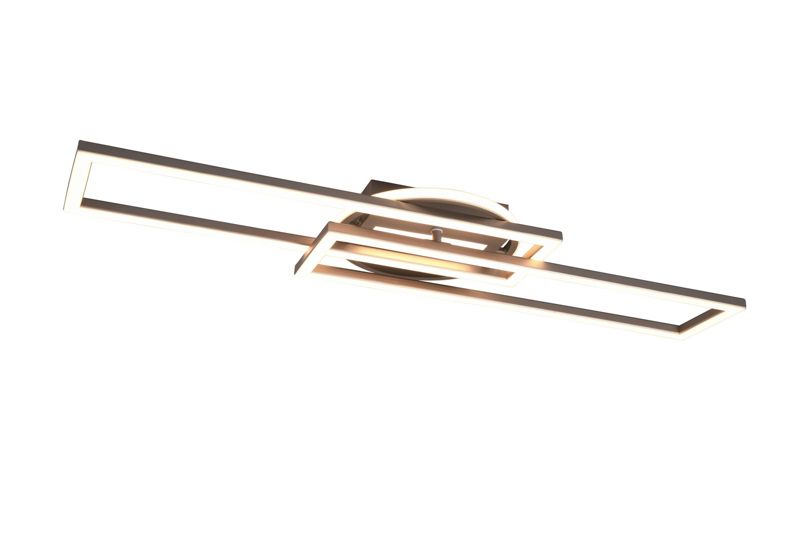 Lampa sufitowa wisząca RL Twister 0451 srebrno-biała nowoczesna wbudowany LED 30W 1 szt.