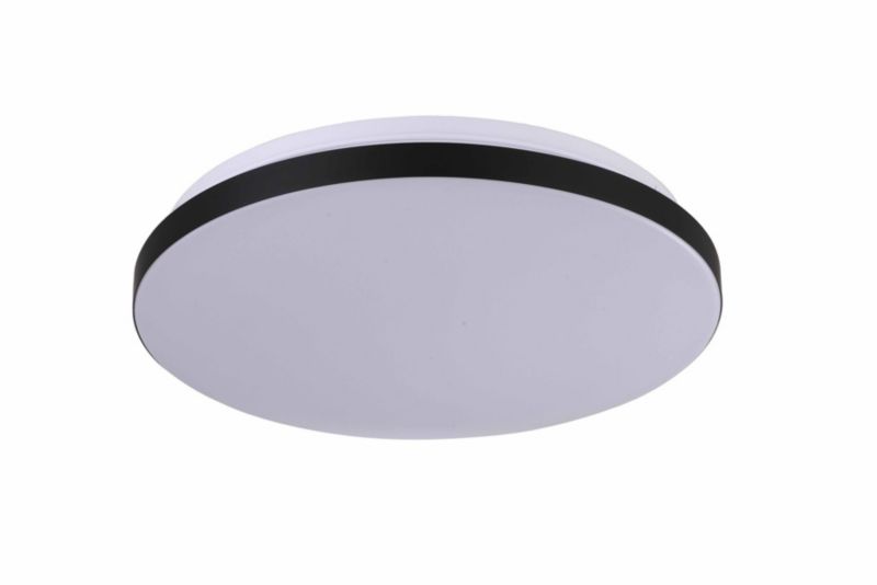 Plafon Light Prestige czarno-biały LED 24W 4000K IP20 wym: 6,5 x 38 x 38 cm metal - 1 szt.