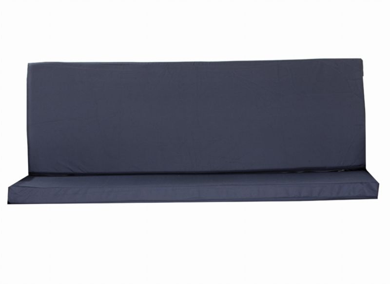 Poduszka ogrodowa na huśtawkę 3-osobową, Setgarden, 120x60x50cm, granatowa poduszka ogrdowa na ławkę zdejmowany pokrowiec, 1szt