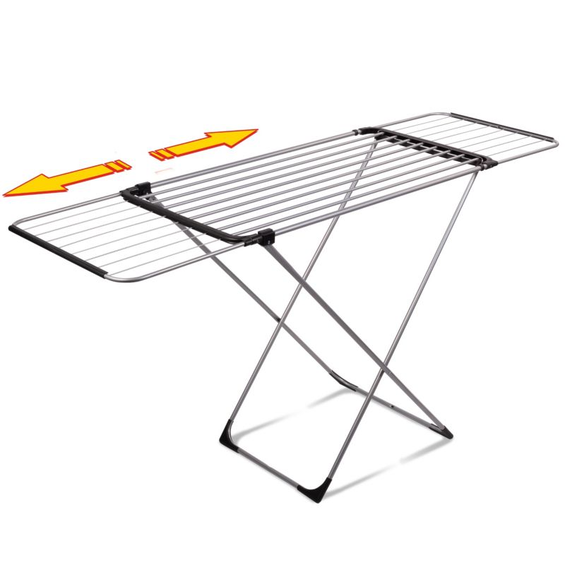 Suszarka Na Pranie Lamart LT8102 Do Ubrań Stojąca Aluminiowa 176X55X94cm 1szt