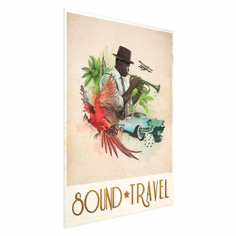 Plakat Artgeist Sound Travel 60x90 cm bez ramy 1 szt