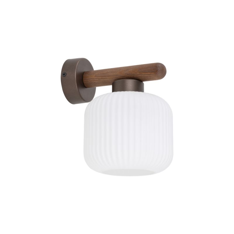 Kinkiet TK Lighting Arlo 1 x E14 brązowy