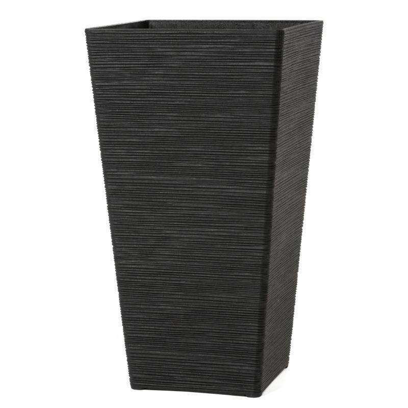 Donica 33x33x61 cm Phoenix Seagrass Multy Home czarna 1 szt