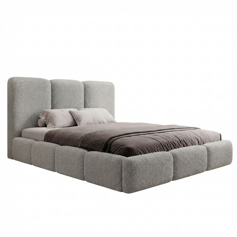 Łóżko Tapicerowane CAPRI 160x200 Stelaż Pojemnik Na Pościel Loop 17 1 szt.