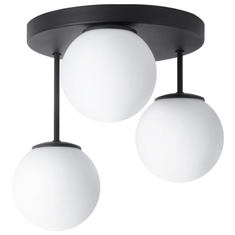 Lampa sufitowa wisząca Light Home LH Florence okrągła 3x E14 czarny/biały 1szt.